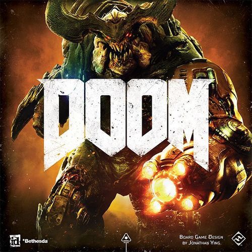 Обложка игры DOOM. Настольная игра