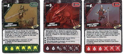 Обложка игры Quarriors! Quaxos Promo Cards