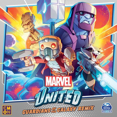 Обложка игры Marvel United: Guardians of the Galaxy Remix