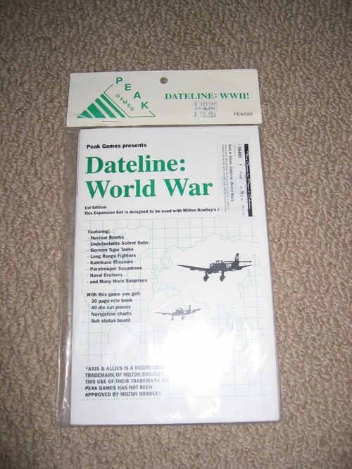 Обложка игры Dateline: World War II