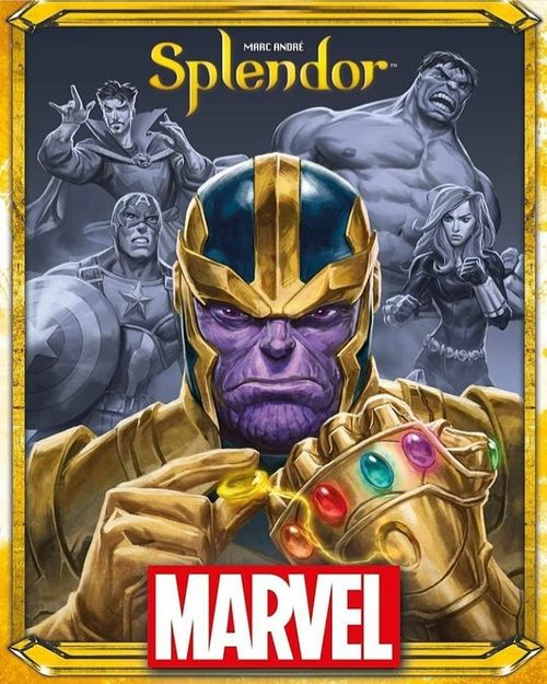 Обложка игры Splendor Marvel