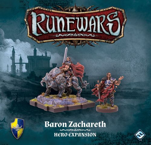 Обложка игры Runewars Miniatures Game: Baron Zachareth Hero Expansion