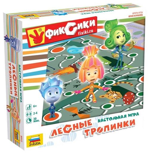 Обложка игры Фиксики. Лесные тропинки