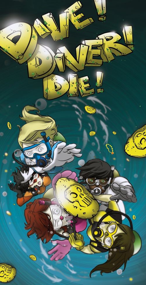 Обложка игры Dive! Diver! Die!
