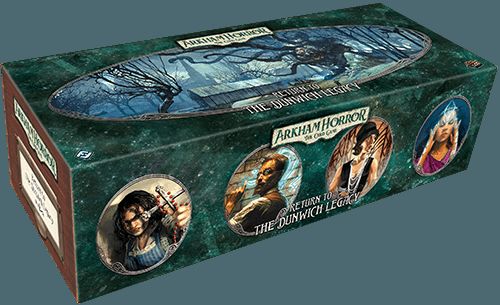 Обложка игры Ужас Аркхэма. Карточная игра: Наследие Данвича. Возвращение