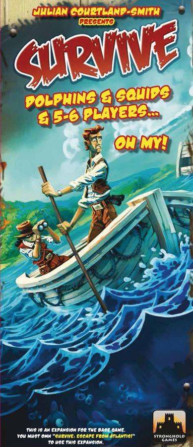 Обложка игры Survive: Dolphins & Squids & 5-6 Players...Oh My!