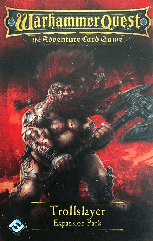 Обложка игры Warhammer Quest: The Adventure Card Game. Troll Slayer Expansion Pack