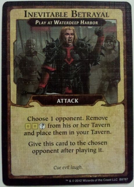 Lords of Waterdeep: Inevitable Betrayal Promo Card