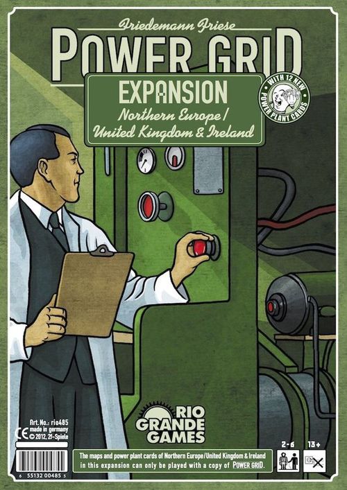 Обложка игры Power Grid: Northern Europe/United Kingdom & Ireland