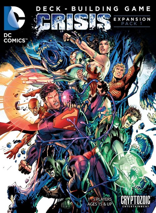 Обложка игры DC Comics Deck-Building Game - Crisis Expansion