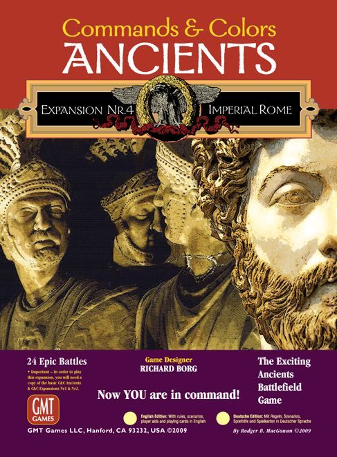 Обложка игры Commands & Colors: Ancients Expansion Pack #4: Imperial Rome