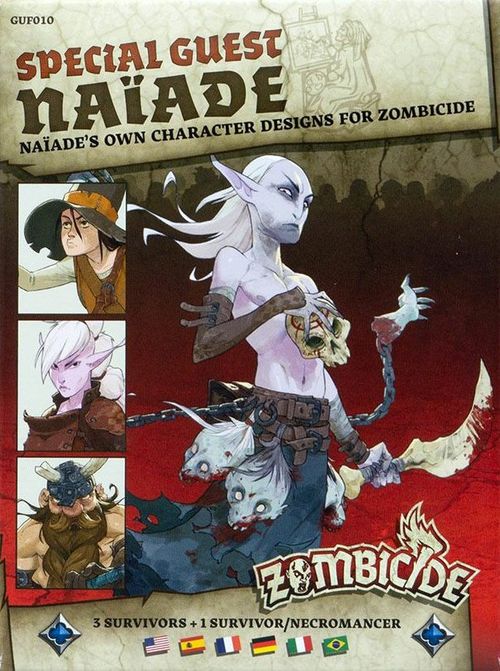 Обложка игры Zombicide: Black Plague Special Guest Box — Naiade