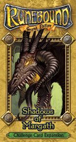 Обложка игры Runebound: Shadows of Margath Challenge Card Expansion