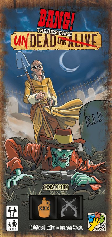 Обложка игры BANG! The Dice Game: Undead or Alive