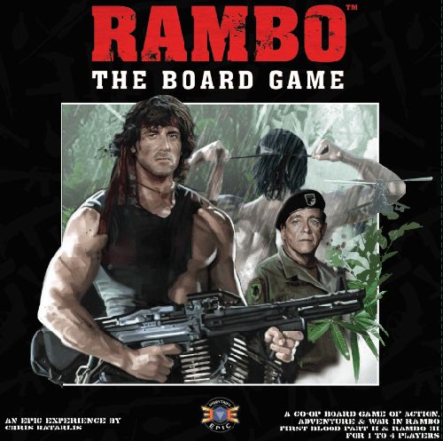 Обложка игры Rambo: The Board Game