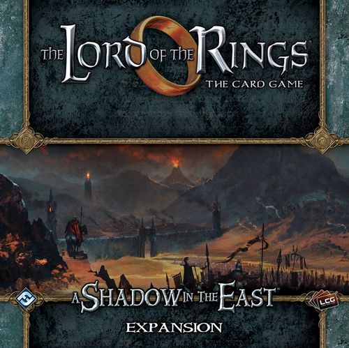 Обложка игры The Lord of the Rings: The Card Game – A Shadow in the East