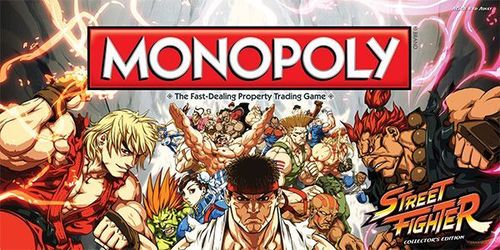 Обложка игры Monopoly: Street Fighter