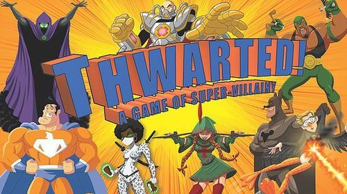 Обложка игры Thwarted! A Game of Super-Villainy