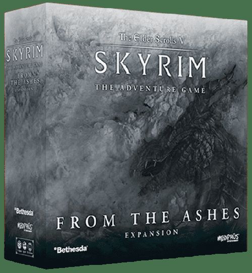 Обложка игры The Elder Scrolls V: Skyrim – The Boardgame: From The Ashes Expansion