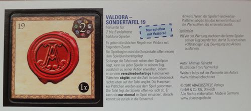 Обложка игры Valdora Special Board 19