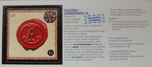 Valdora Special Board 19