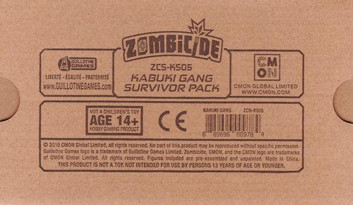 Обложка игры Zombicide: Invader – Kabuki Gang Survivor Pack