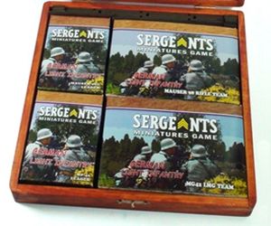 Sergeants Miniatures Game: German Light Infantry Squad Box Bundle