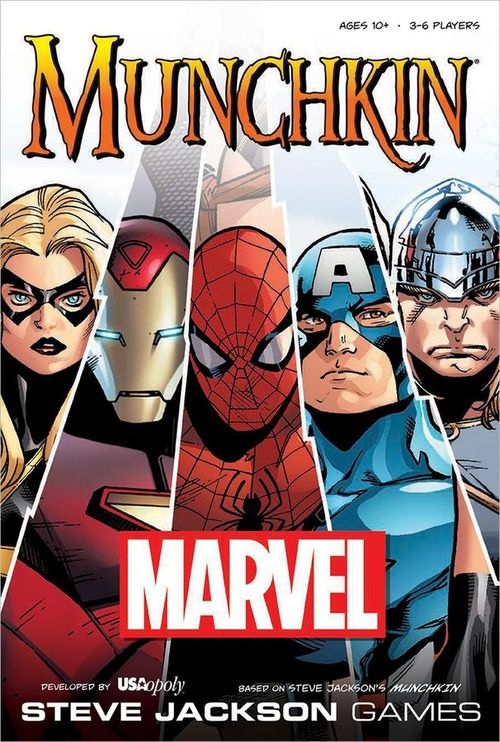 Обложка игры Munchkin: Marvel Edition