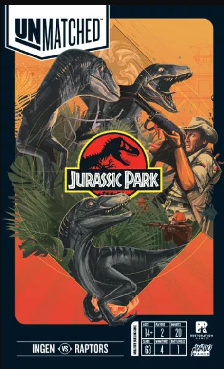 Обложка игры Unmatched: Jurassic Park
