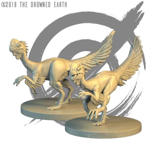 Обложка игры The Drowned Earth - Oviraptors