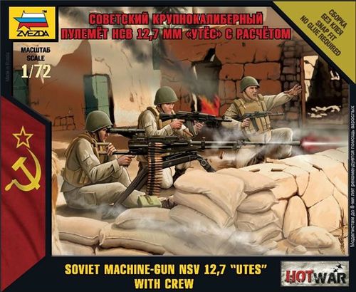 Hot war: Советский крупнокалиберный пулемет НСВ 12,7 мм "Утёс"