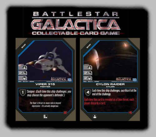 Обложка игры Battlestar Galactica Collectible Card Game