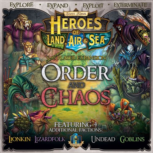 Обложка игры Heroes of Land, Air & Sea: Order And Chaos Expansion