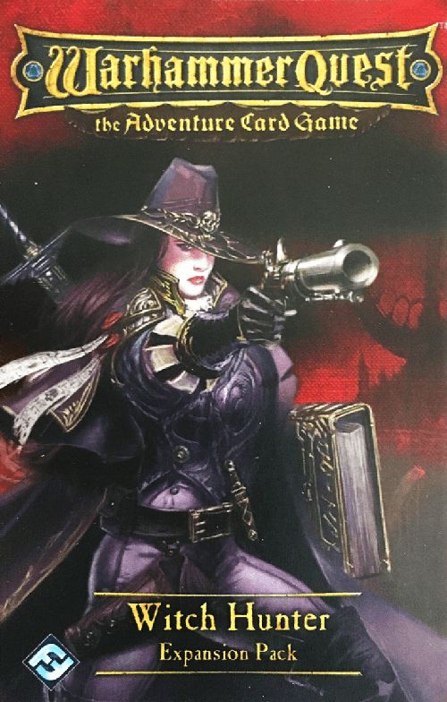 Обложка игры Warhammer Quest: The Adventure Card Game. Witch Hunter Expansion Pack