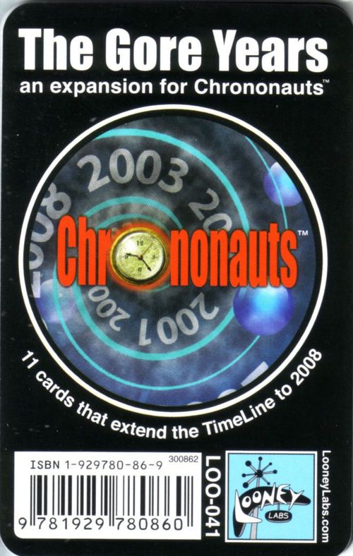 Обложка игры Chrononauts: The Gore Years