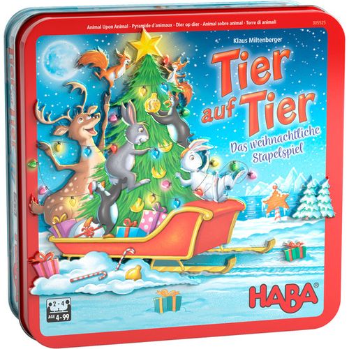 Tier auf Tier Das wiehnachtliche Stapelspiel