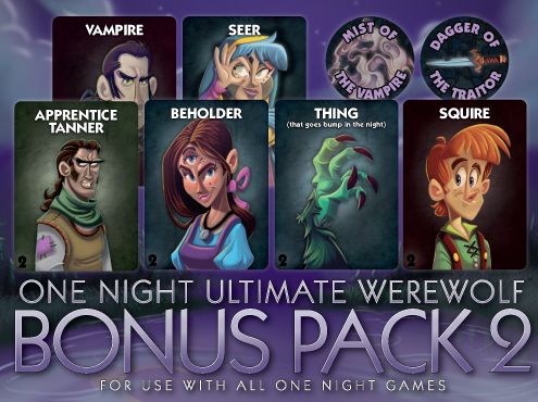 One Night Ultimate Werewolf: Bonus Pack 2